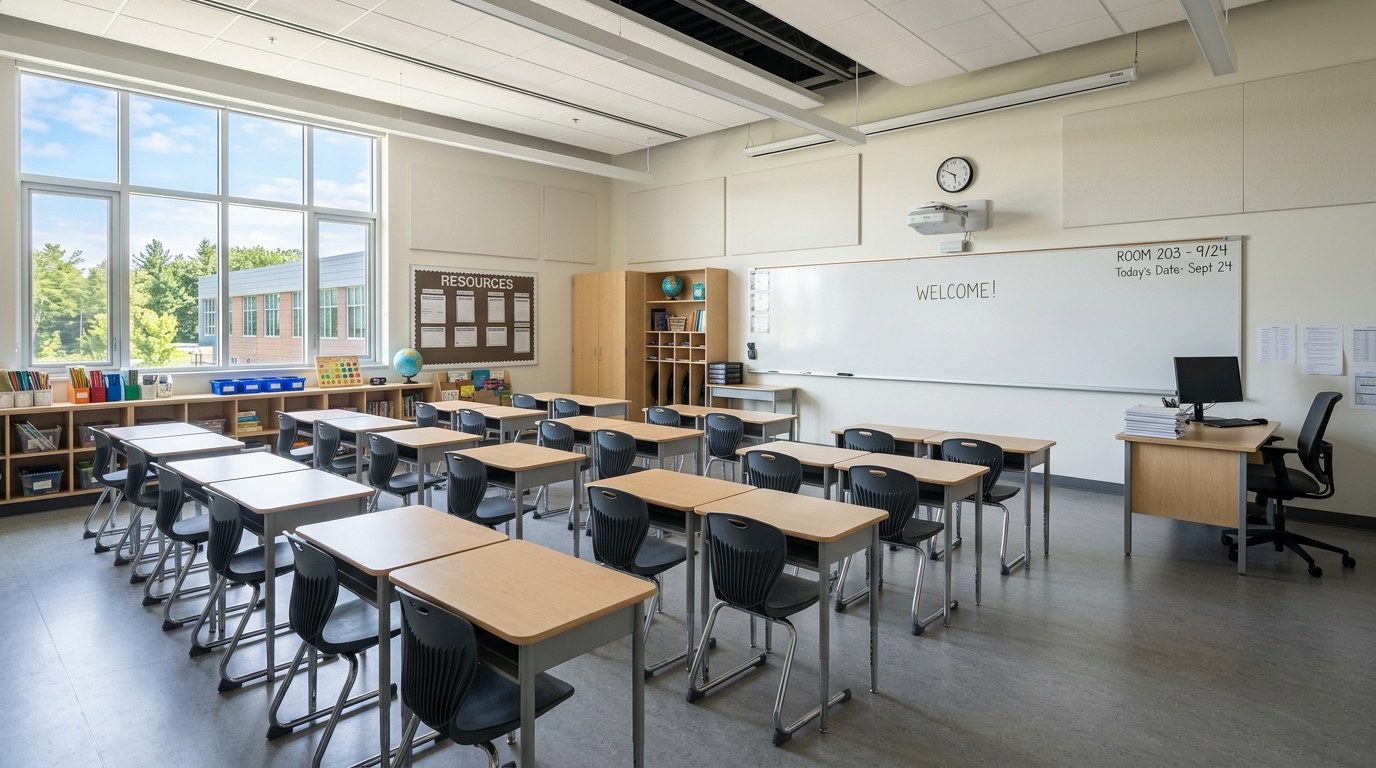 Purpose-built classrooms